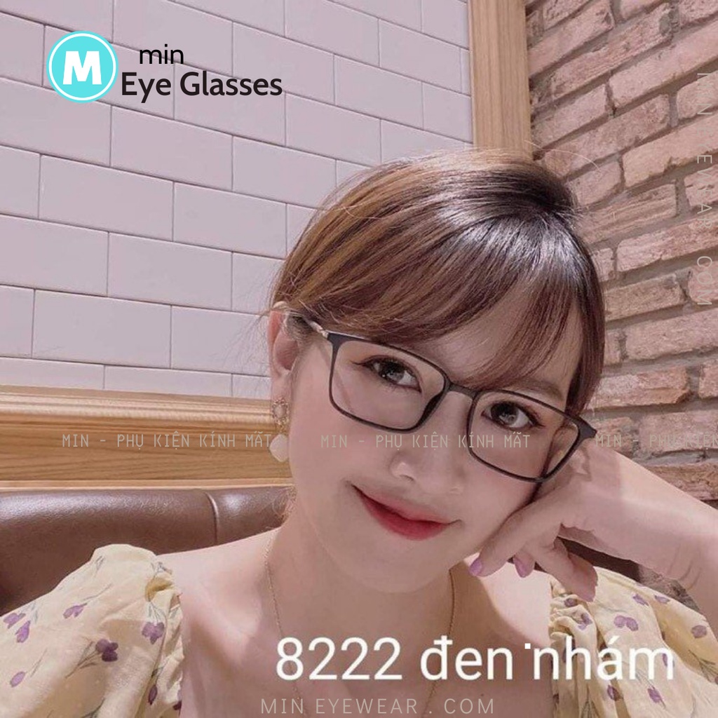 Gọng Kính Cận Nhựa Dẻo Hàn 8222 - Kính Mắt Min Min