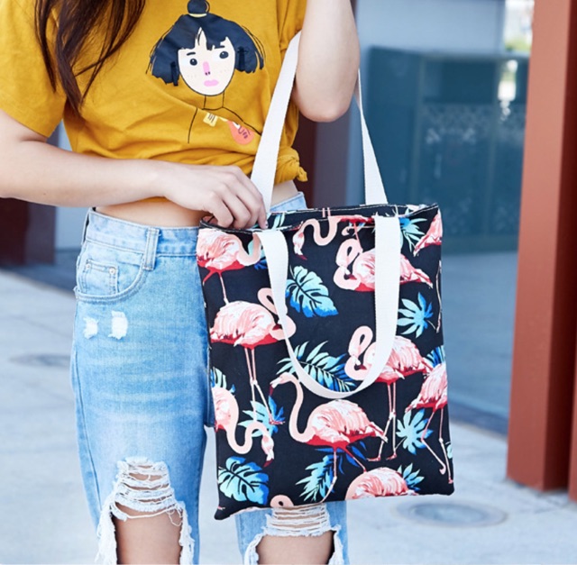 Túi vải hoạ tiêt nhiều màu