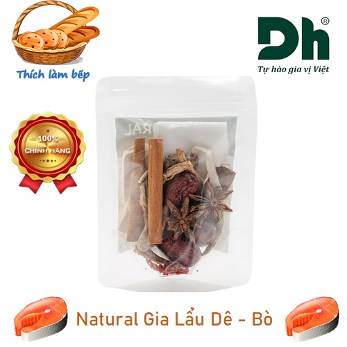 🌸Combo 2 gói natural gia vị lẩu dê - bò 64g 🌸 Dh foods 🌸 Thích làm bếp 🌸 Tự hào gia vị Việt 🌸 Mua nhiều giá ưu đãi 🌸