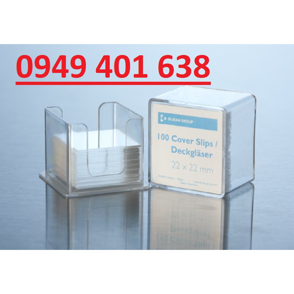 Lamen kính hiển vi  lam kính 22x22mm 24x24mm 24x32mm hộp  100 kính