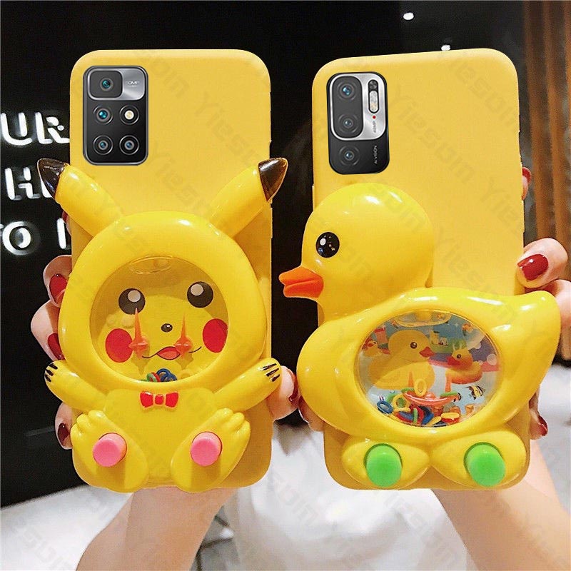 Ốp Điện Thoại Hình Chú Vịt 3D Dễ Thương Cho Redmi Note10 9 8 Pro 10S 9S Redmi 10 9 9T 9A 9C 8A 8