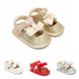 Giày sandal công chúa lấp lánh cho bé gái từ 0-1 tuổi