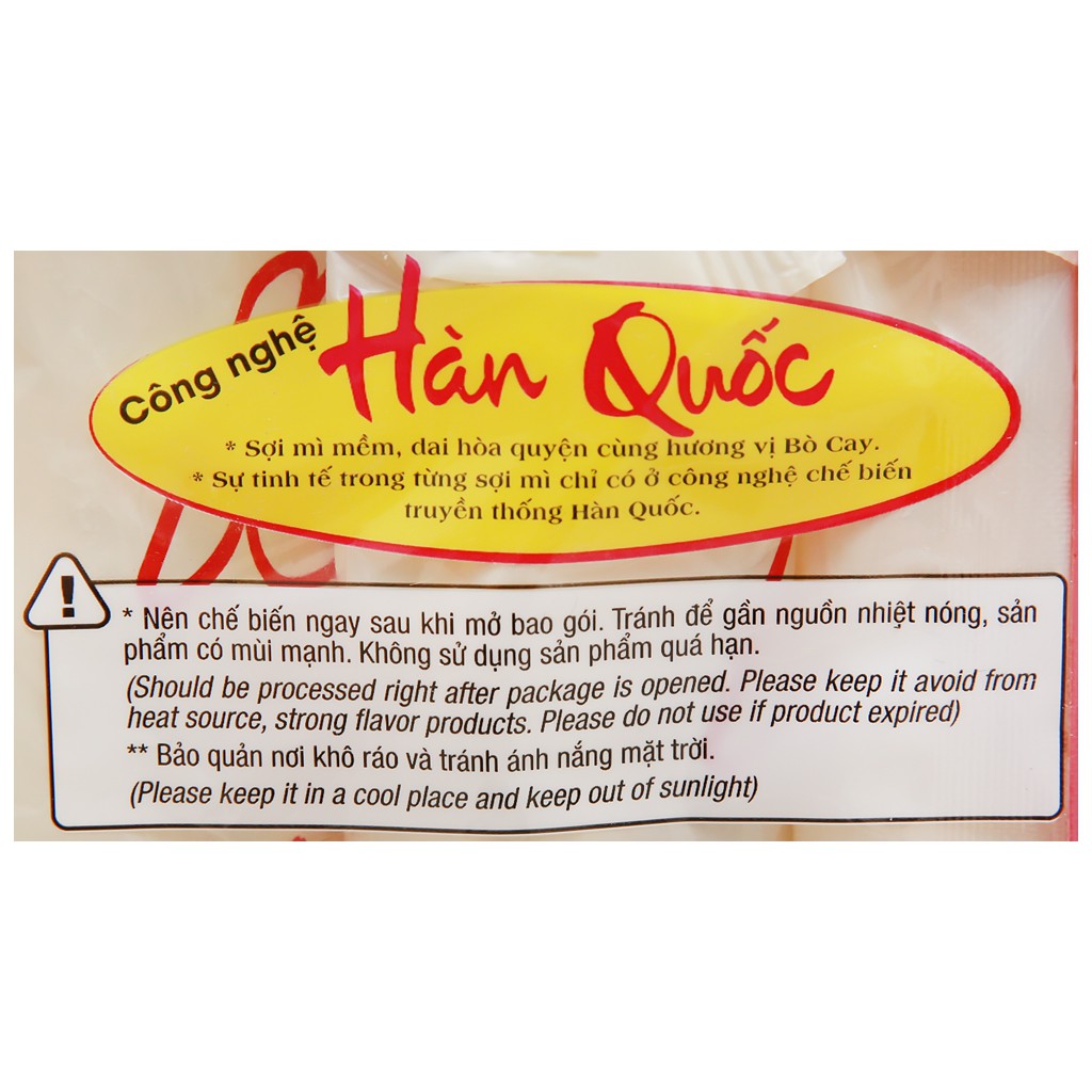 Combo 5 Gói Mì Koreno Jumbo Hàn Quốc Gói 100G .