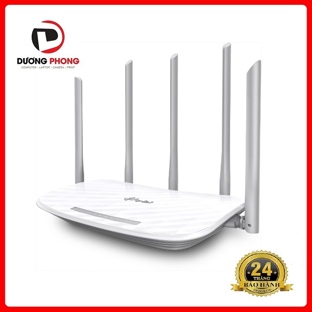 Bộ phát Wifi TP- Link Archer C60 [AC1350, 5 anten, 2 băng tần] Chính Hãng - BH 24 Tháng