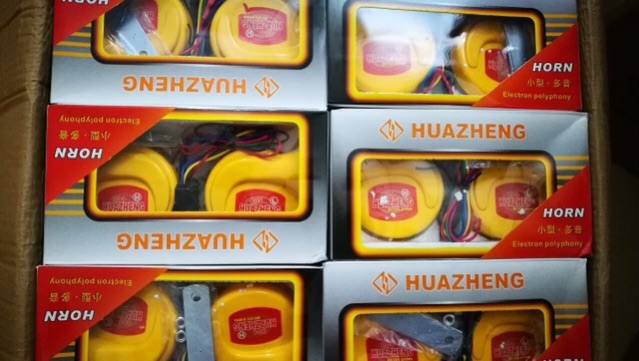 Còi ngân ô tô, xe máy HUAZHENG 12v,24v