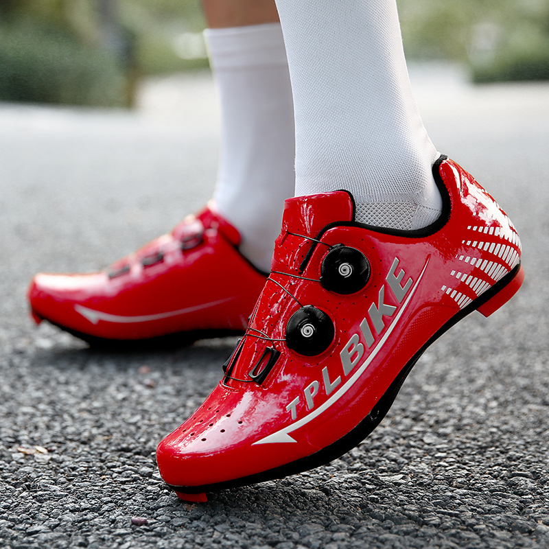 COD Giày Xe đạp Thể Thao 2021 Mới trực tuyến Siêu Nhẹ Chất Lượng Cao Chống trượt Có thể cấu hình Cleats Cycling Shoes Size 3