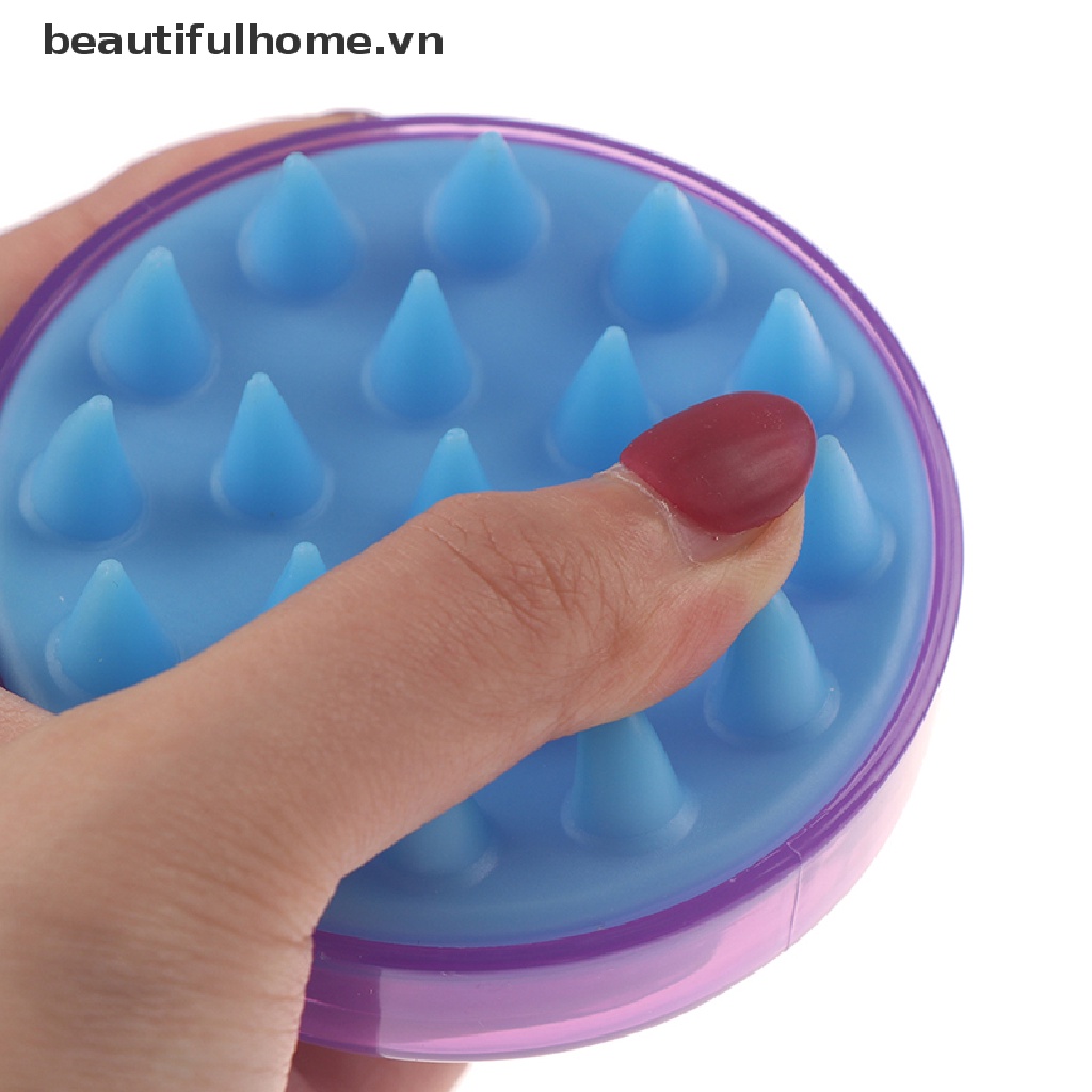 Lược Gội Đầu Mát Xa Da Đầu Bằng Silicone Tiện Dụng