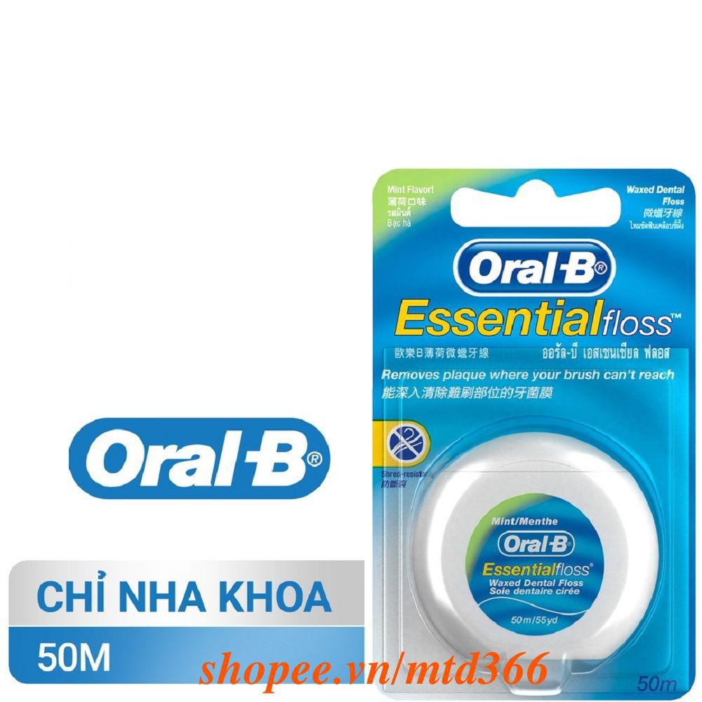 Cuộn 50m Chỉ Nha Khoa Oral-B Vệ Sinh Răng Miệng.