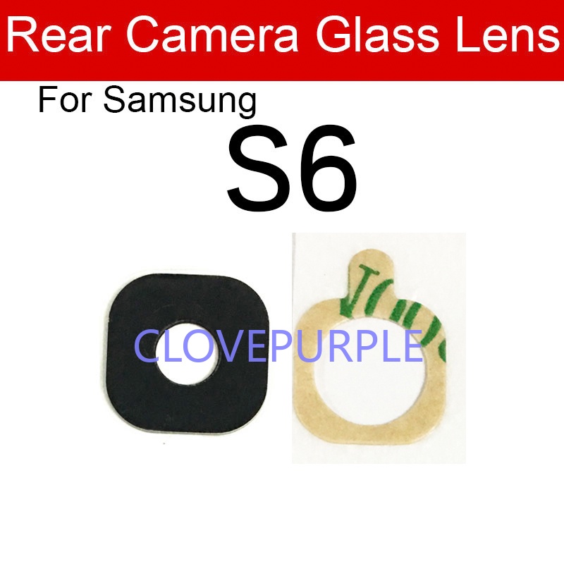 Thấu Kính Camera Sau Thay Thế Kèm Miếng Dán Cho Samsung Galaxy S3 S4 S5 S6 S7 S8 S9 S10 S10E Edge Plus 5g