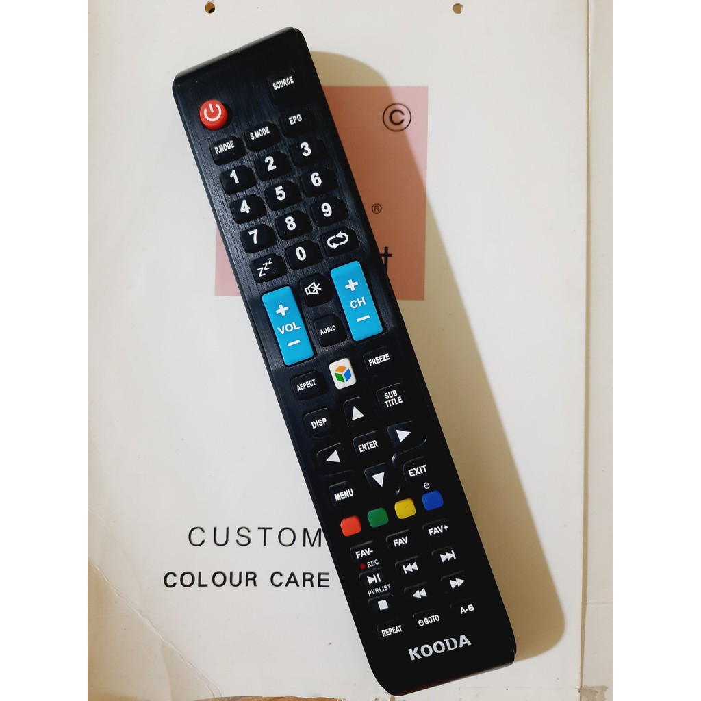 Remote Điều khiển tivi Kooda các dòng LED/LCD/Smart TV- Hàng chính hãng theo TV mới 100% Tặng kèm Pin