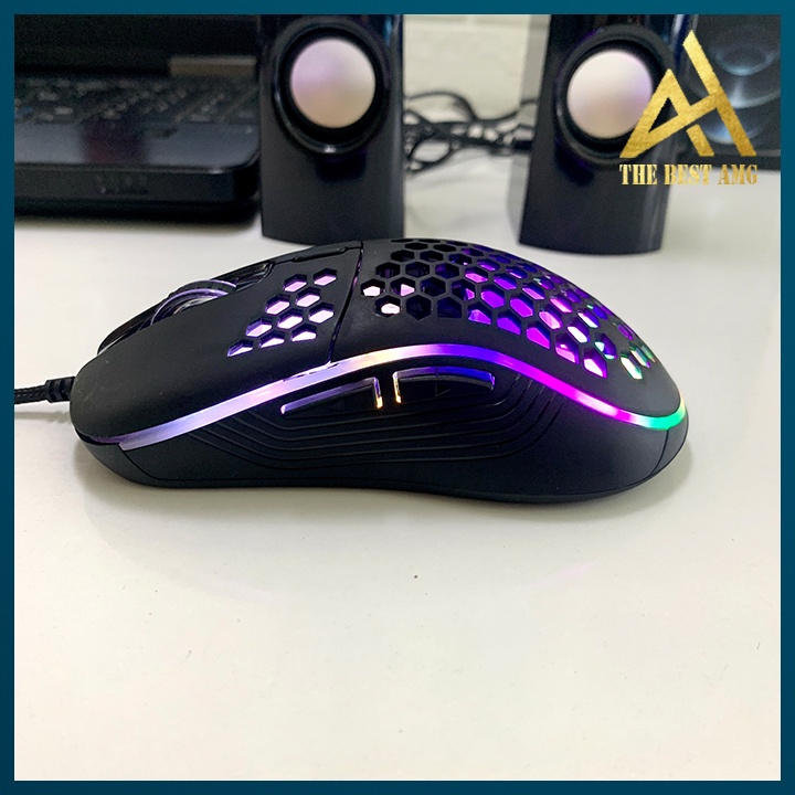 Chuột Máy Tính Có Dây Chuột Gaming LED RGB BOSSTON M750 Chuột Laptop PC Mouse Chơi Game