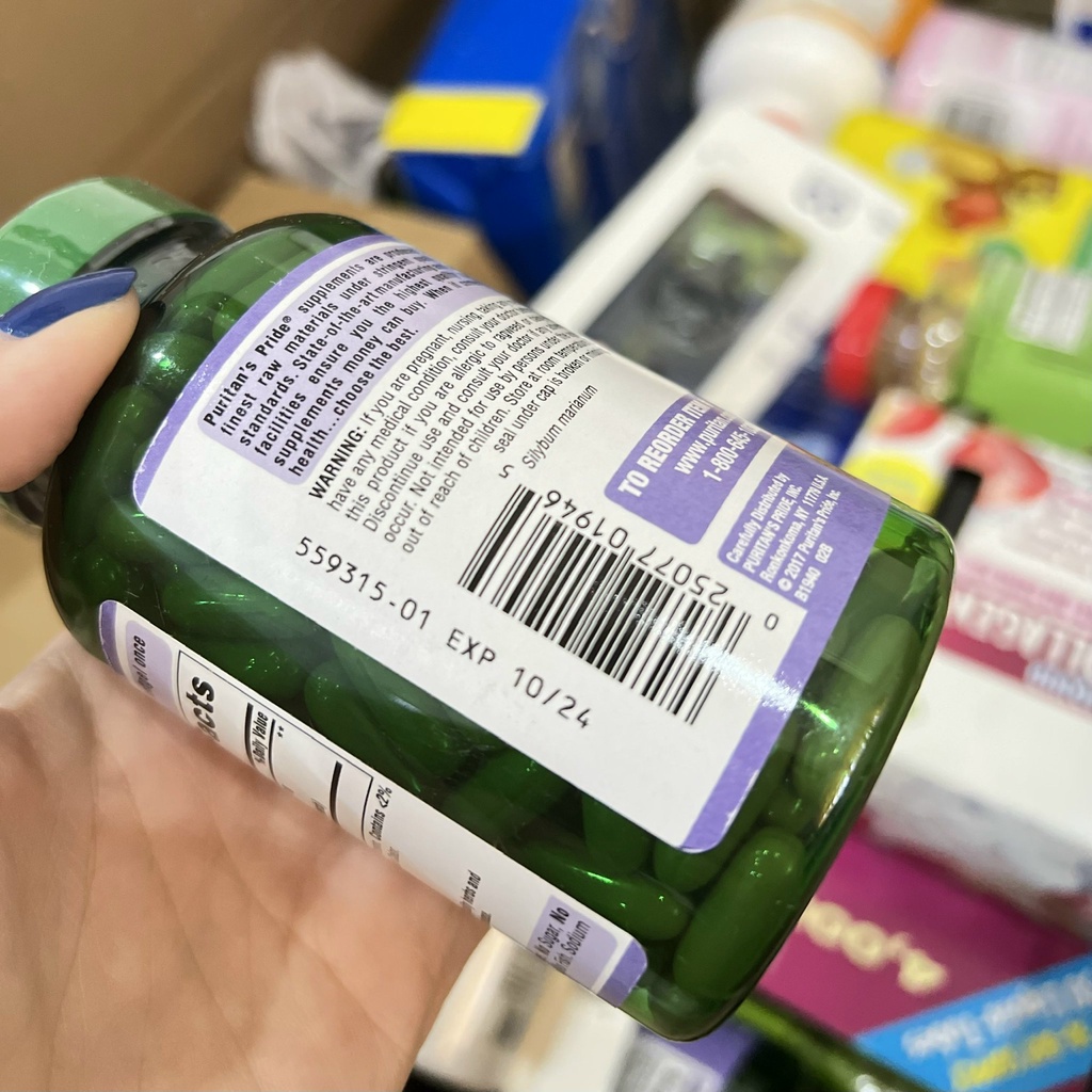 Bổ gan Milk Thistle Extract 1000mg 180 viên Mỹ