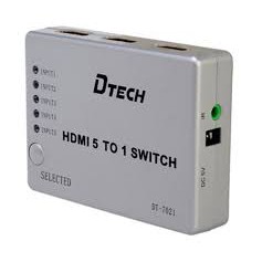 Bộ chia HDMI 4 vào 2 ra DTech DT 7442