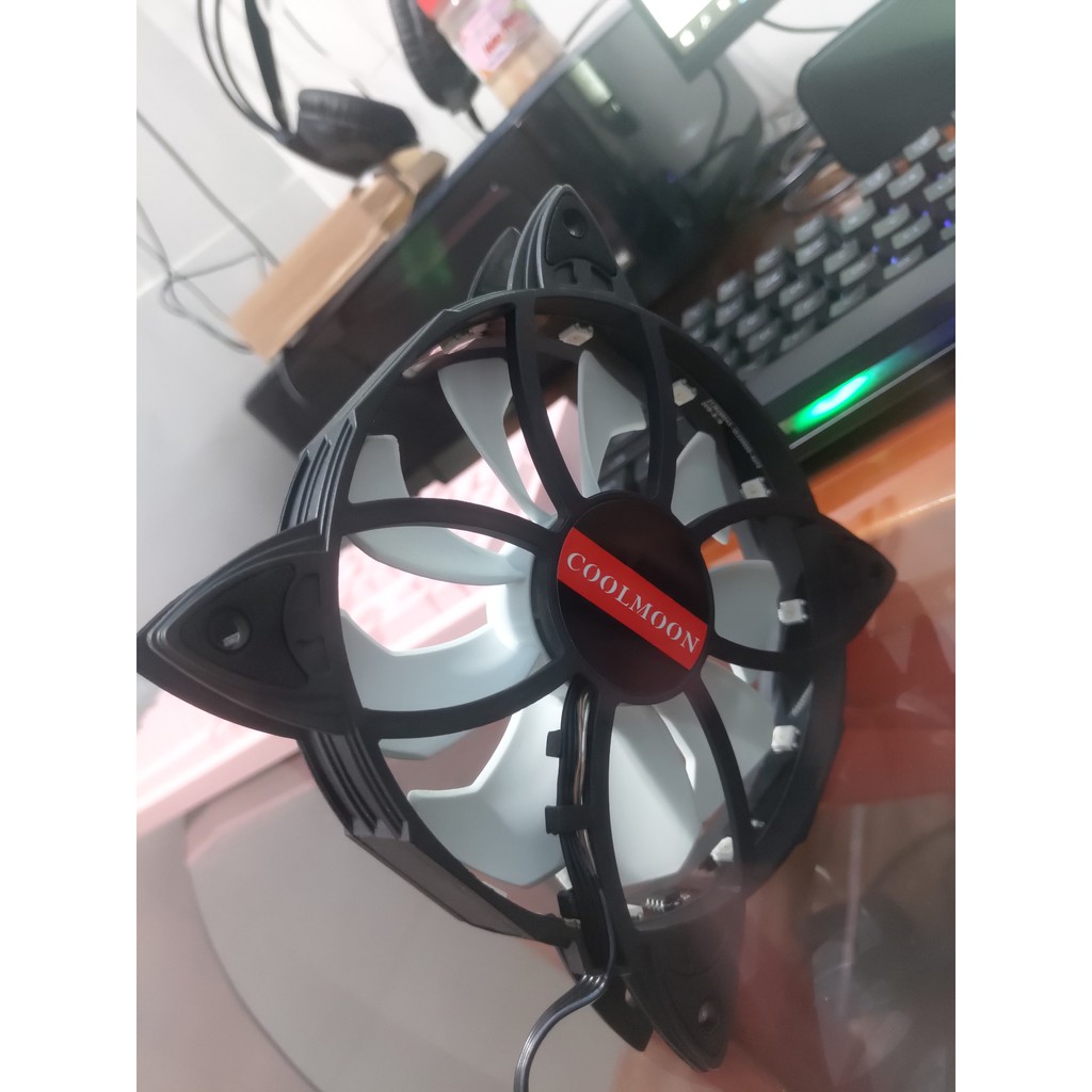 Fan case led RGB 12cm  ver2 - 4 pin - 30 NGÀY ĐỔI TRẢ MIỄN PHÍ