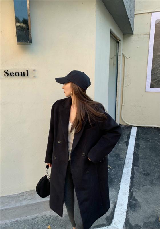 Áo khoác da dáng dài thời trang cá tính cho nữ