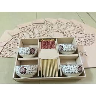 gia SỐC bộ bát nhật 6 bát 6 đũa