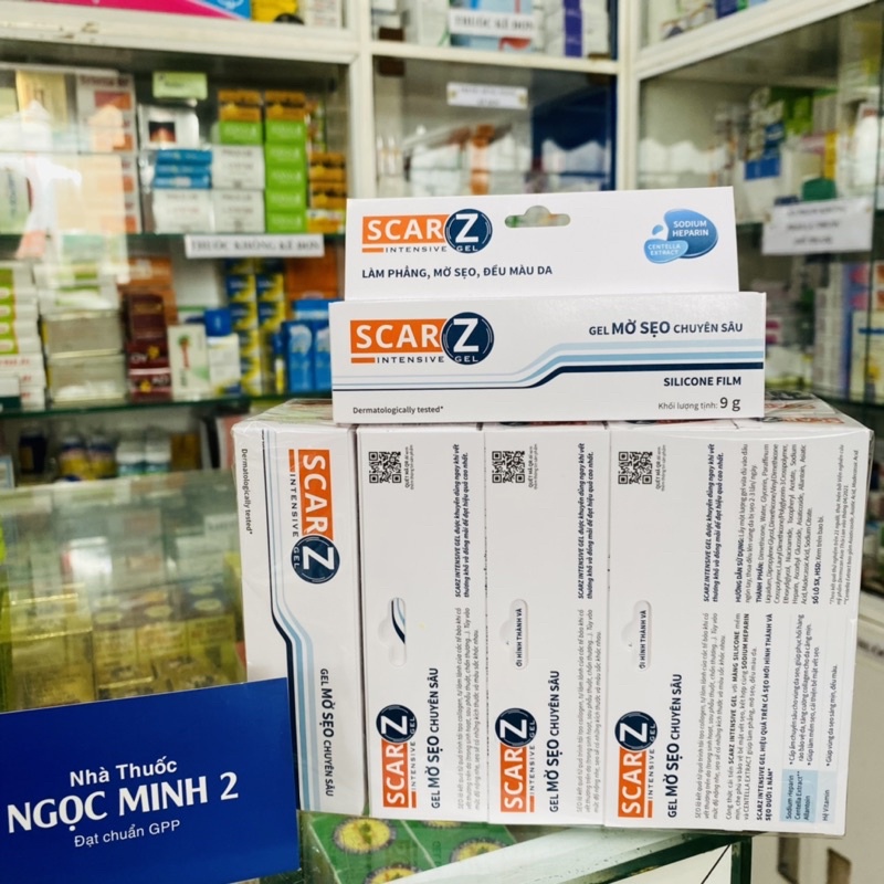✅  Scar Z intensive gel mờ sẹo chuyên sâu làm phẳng mờ sẹo đều màu da