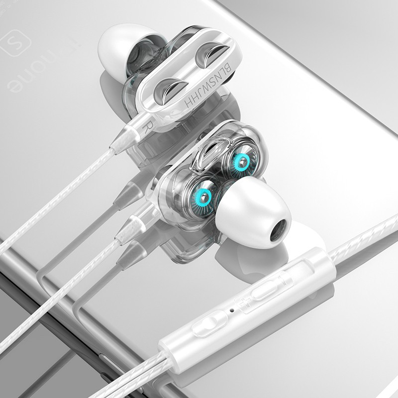 Tai nghe nhét trong 4D âm siêu trầm có dây giắc cắm 3.5mm | BigBuy360 - bigbuy360.vn