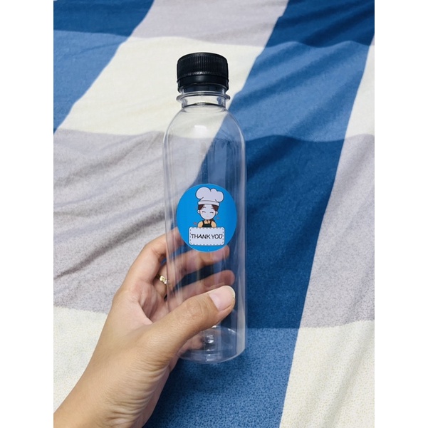 Tem THANK YOU cô gái 5 màu dể thương - DECAL NHỰA CHỐNG THẤM