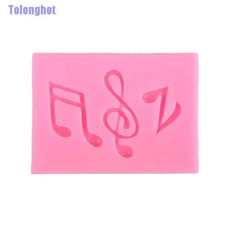 Tolonghot> Musical Note Silicone Fondant Mold Cake Sugarcraft Decorating Chocolate Mould