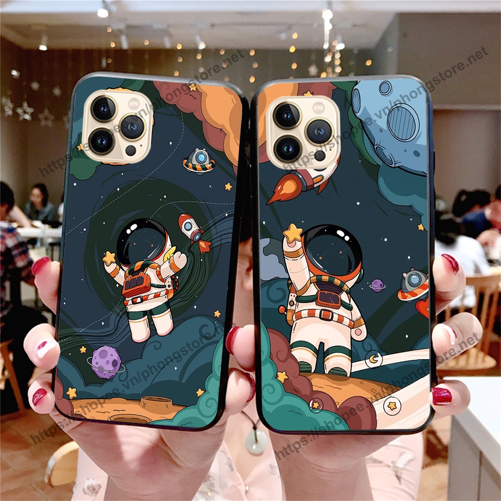 Ốp lưng Iphone 13-IPHONE 13 PRO-IPHONE 13 PRO MAX vũ trụ phi hành gia cực hot siêu cute-rẻ-bền