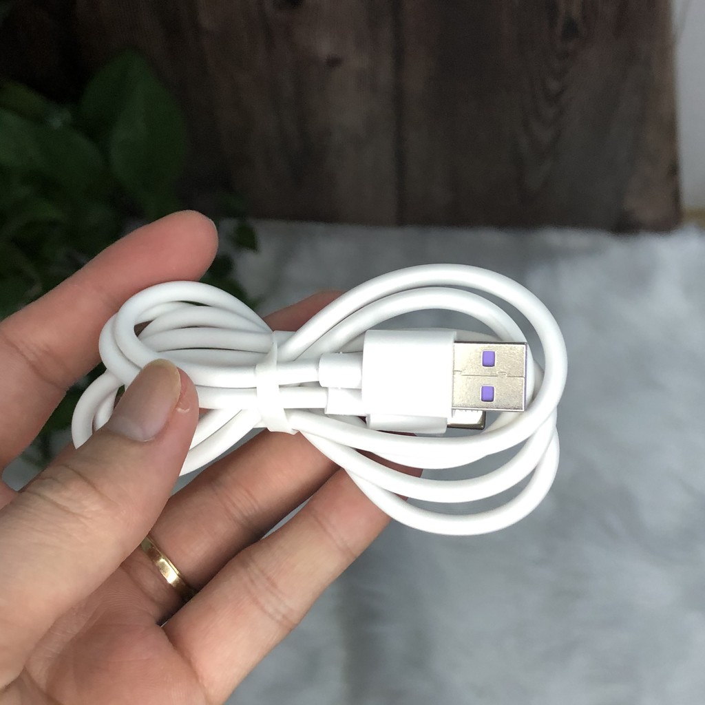 [Mã 68LI20201 giảm 5K] Cáp Sạc Nhanh USB Type-C cho Samsung S8/9, Note 8/9, Oppo Trắng Tím