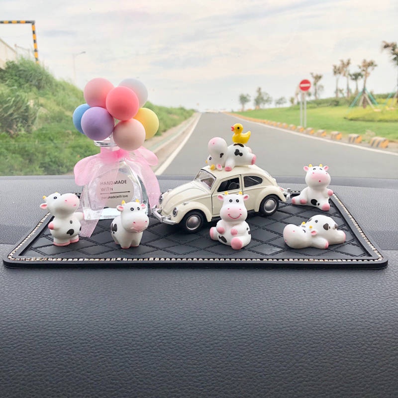 Online Celebrities' Cute Cartoon Cow Car Decoration Car Interior Accessories Dashboard Creative Decorations All Products 9xfp
