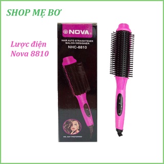 Lược điện nova 8810 chải thẳng, làm xoăn, uốn phồng, sấy cụp tóc đa chức năng