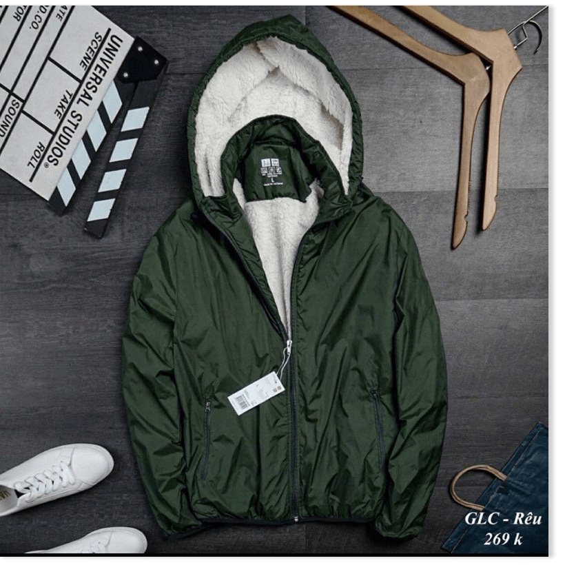 ÁO KHOÁC GIÓ LÓT LÔNG NAM NỮ SIÊU ẤM PT09