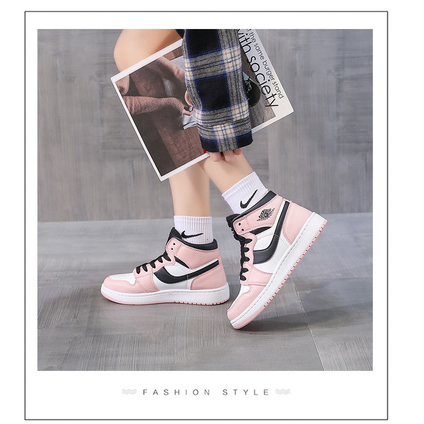 Giày nữ sneaker, giày nữ thể thao bóng rổ cao cổ hot trend 2022 BM006 | BigBuy360 - bigbuy360.vn