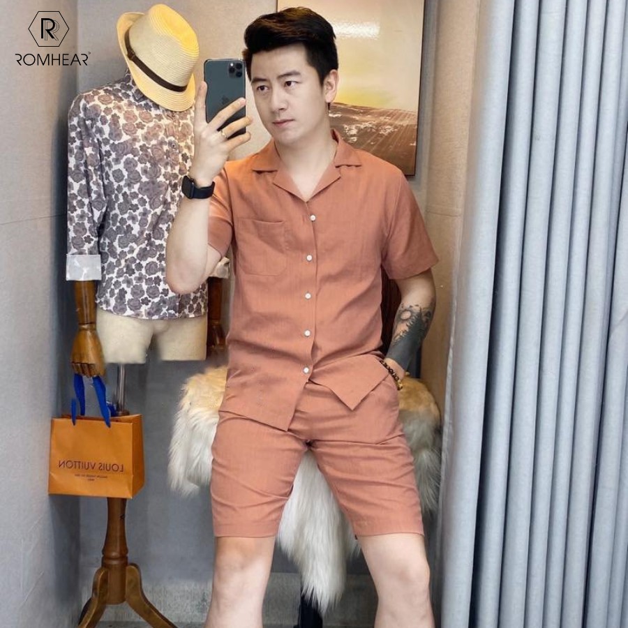 Bộ đũi Sơ Mi cao cấp xuất khẩu, vải chống nhăn thoáng mát, form thời trang phong cách | BigBuy360 - bigbuy360.vn