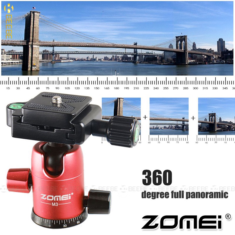 Zomei M3 - Chân Đế Cao Cấp Tripod/ Mono-Pod Cho Máy Ảnh, Điện Thoại, Tải Trọng 8kg