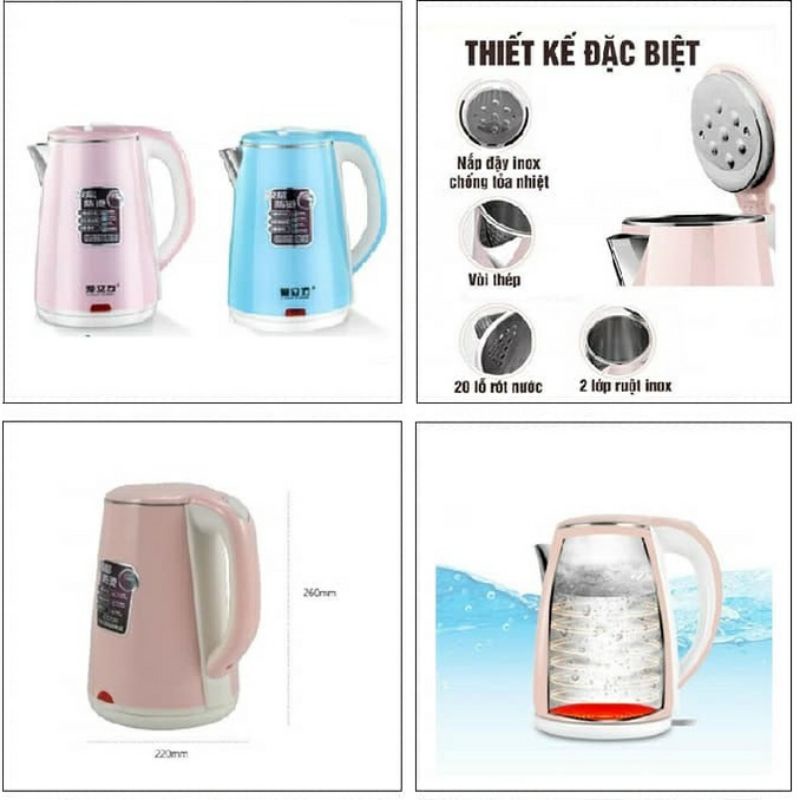 ⚡Xả lỗ ⚡ Ấm Siêu Tốc Thái Lan 2.5L ,bình đun nước , nấu nhanh sôi, Inveter tiết kiệm điện