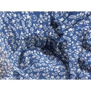 Voan gân/ chiffon gân