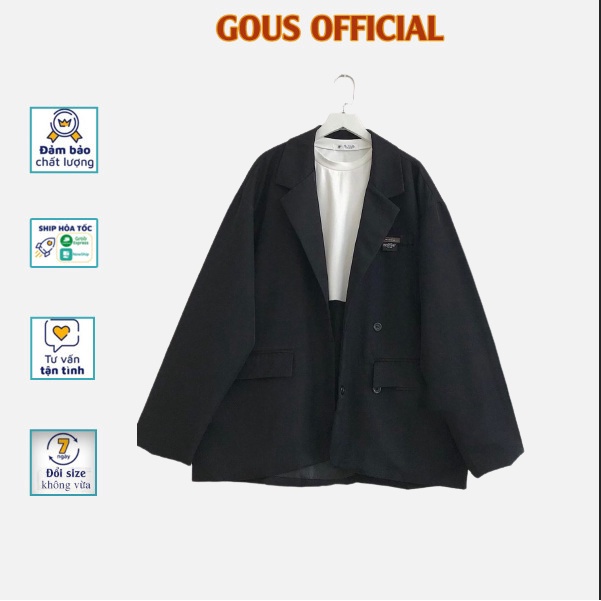 Áo Khoác Blazer Nữ Vải Tây Loại 1 Cực Mịn Siêu Dày Áo Vest From Rộng Phong Cách Thời Trang Cá Tính SII 1964