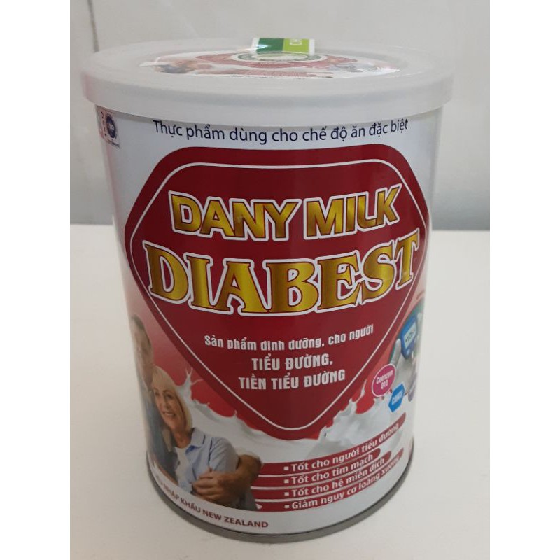 Sữa Giành Cho Người Tiểu Đường, Tiền Tiểu Đường DANY MILK DIABEST (hôp 400g) Sản phẩm dinh dưỡng dành cho người tiểu đườ