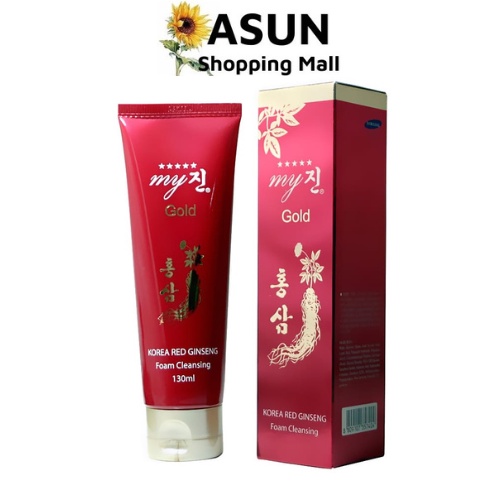 Sữa Rửa Mặt Hồng Sâm Đỏ My Gold Korea Red Ginseng Foam Cleansing 130ml