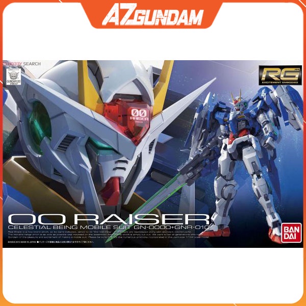 Mô Hình Gundam RG 18 00 Raiser Tỉ Lệ 1/144 Đồ chơi lắp ráp Model Kit Nhật