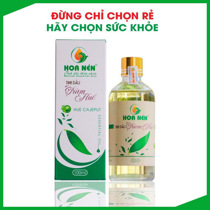 Tinh dầu tràm Huế Hoa Nén nguyên chất 50ml,100ml  [ Hàng chính hãng].