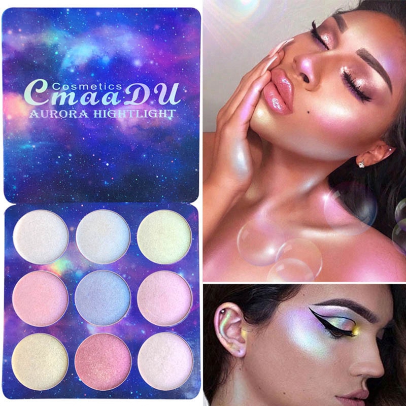 [Hàng mới về] Bảng phấn highlight 9 màu CmaaDU | BigBuy360 - bigbuy360.vn