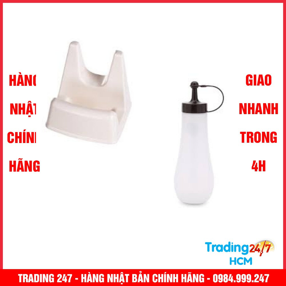 [ Giao Hàng HCM - 4H ] Combo Giá gác vung nồi và Bình đựng gia vị, nước sốt, nước tương Enough 360ml - nâu