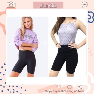 Quần short biker nữ, quần short thun trơn F21 vnxk