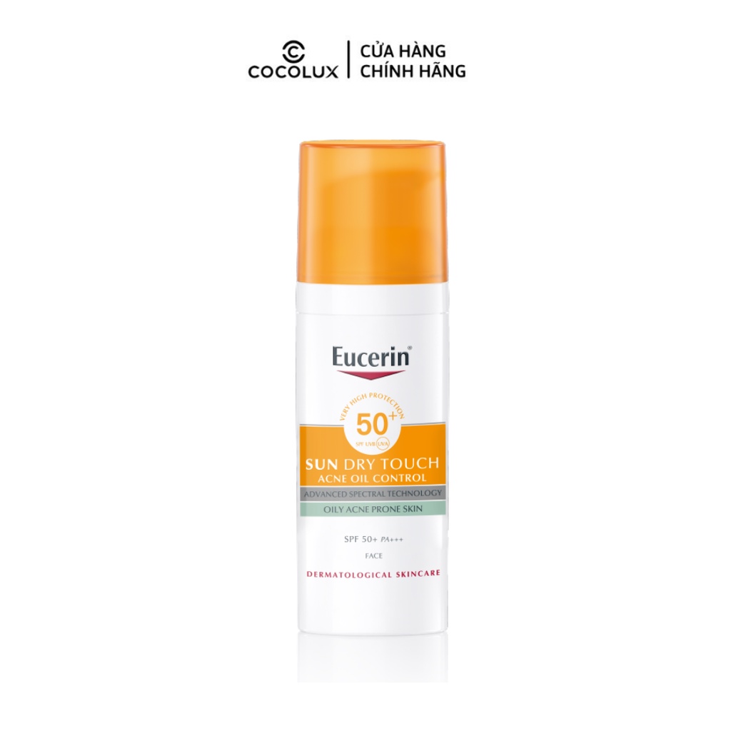 Gel Chống Nắng Cho Da Nhờn Mụn Eucerin SPF50+ 50ml