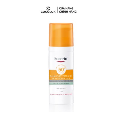 Gel Chống Nắng Cho Da Nhờn Mụn Eucerin SPF50+ 50ml