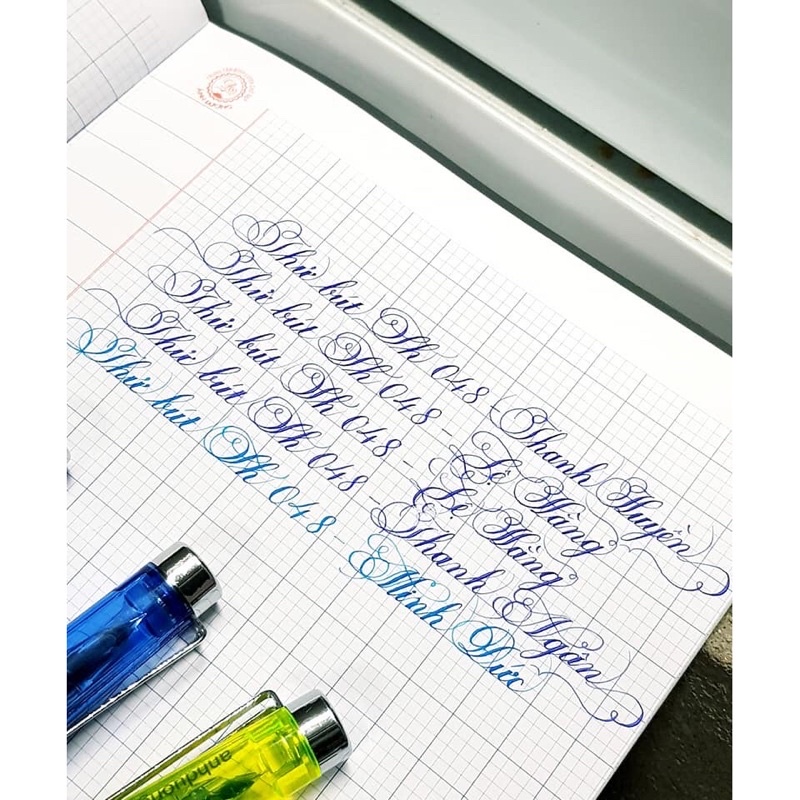 Bút Mài Thầy Ánh SH048 Ngòi Calligraphy Không Gỉ, Bút Luyện Chữ Đẹp