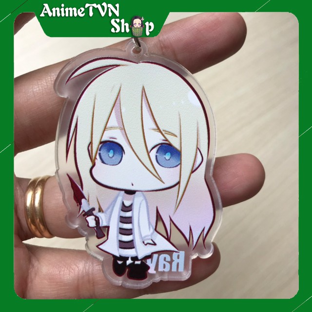 Móc khoá Mica dây xịn anime Satsuriku no Tenshi (Angels of Death) - Nhựa Cứng Acrylic In 2 mặt sắc nét ( ảnh thật )