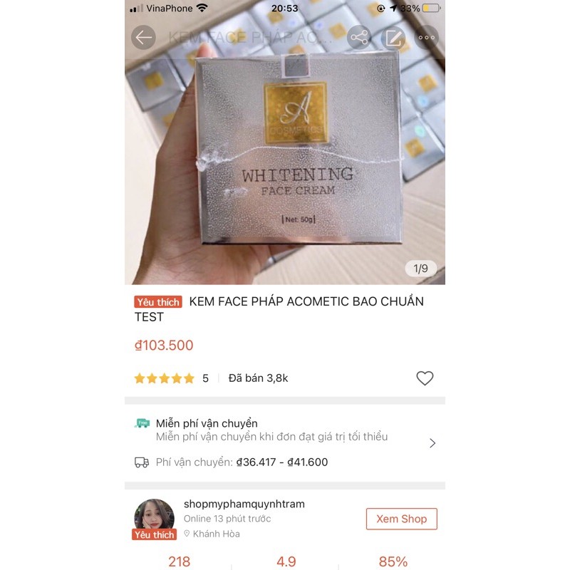 [Mã COS1904 giảm 8% đơn 300K] KEM FACE PHÁP ACOMETIC MẪU MỚI | BigBuy360 - bigbuy360.vn