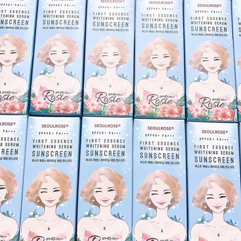 Kem Chống Nắng Rosie First Essence Whitening Serum Sunscreen (MẪU MỚI)