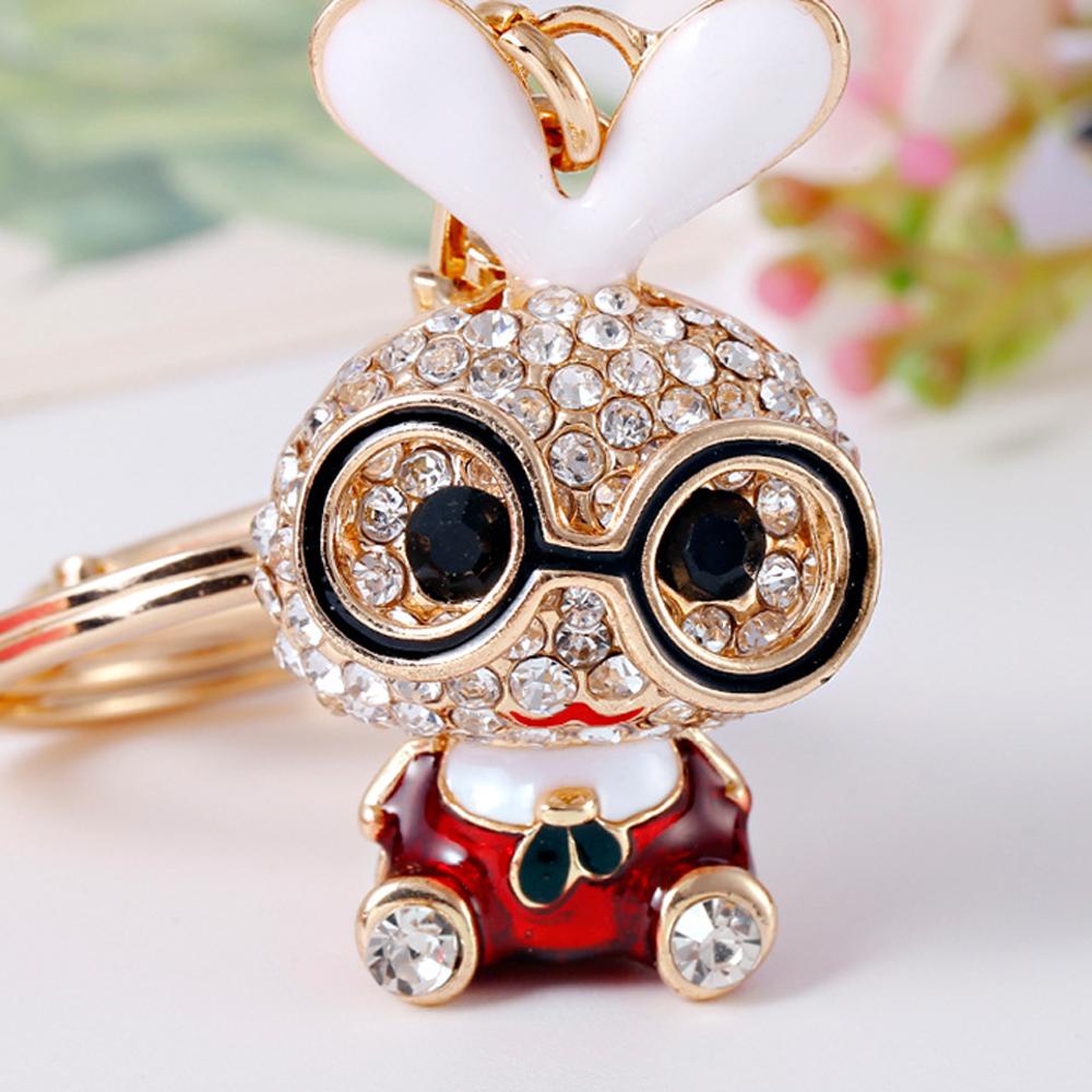 Móc Khóa Hình Thỏ Dễ Thương Giá Đỡ