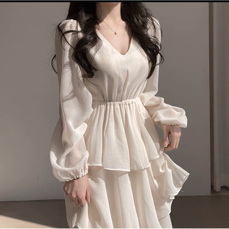 váy voan tầng tiểu thư